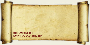 Jana Vasiljković vizit kartica